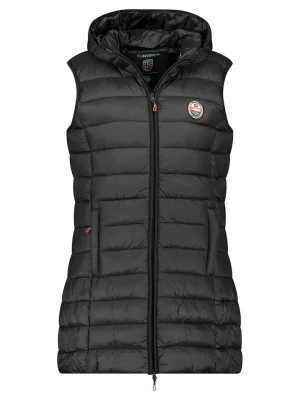 Geographical Norway Kamizelka pikowana "Vatikabadge" w kolorze czarnym rozmiar: M