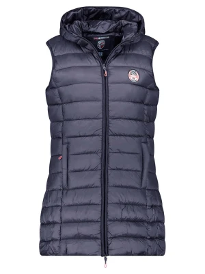 Geographical Norway Kamizelka pikowana "Vatikabadge" w kolorze granatowym rozmiar: XL