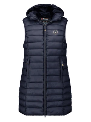 Geographical Norway Kamizelka pikowana "Vatikamap" w kolorze granatowym rozmiar: XL