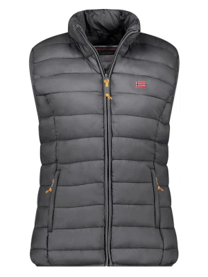 Geographical Norway Kamizelka pikowana "Vatikolor" w kolorze antracytowym rozmiar: XXL