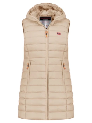 Geographical Norway Kamizelka pikowana "Vatikolor" w kolorze beżowym rozmiar: XXL