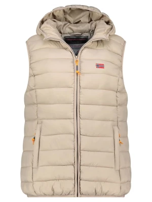 Geographical Norway Kamizelka pikowana "Vatikolor" w kolorze beżowym rozmiar: XXL