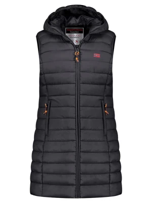 Geographical Norway Kamizelka pikowana "Vatikolor" w kolorze czarnym rozmiar: M