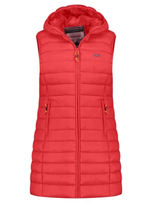 Geographical Norway Kamizelka pikowana "Vatikolor" w kolorze czerwonym rozmiar: M