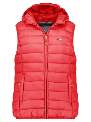 Geographical Norway Kamizelka pikowana "Vatikolor" w kolorze czerwonym rozmiar: XXL