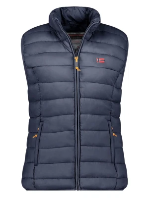 Geographical Norway Kamizelka pikowana "Vatikolor" w kolorze granatowym rozmiar: M