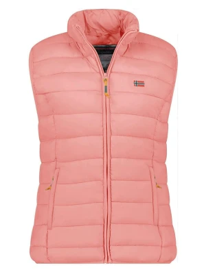 Geographical Norway Kamizelka pikowana "Vatikolor" w kolorze jasnoróżowym rozmiar: XXL