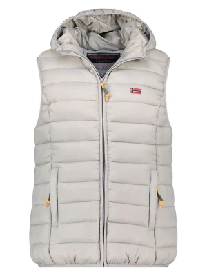 Geographical Norway Kamizelka pikowana "Vatikolor" w kolorze jasnoszarym rozmiar: XXL