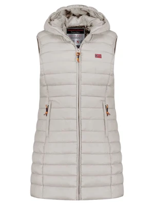 Geographical Norway Kamizelka pikowana "Vatikolor" w kolorze jasnoszarym rozmiar: S