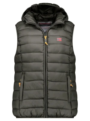 Geographical Norway Kamizelka pikowana "Vatikolor" w kolorze khaki rozmiar: M