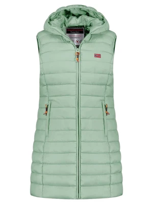 Geographical Norway Kamizelka pikowana "Vatikolor" w kolorze miętowym rozmiar: XXL