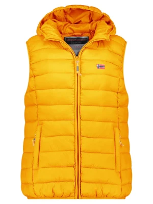 Geographical Norway Kamizelka pikowana "Vatikolor" w kolorze musztardowym rozmiar: XL