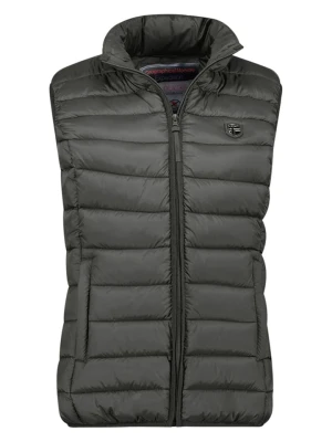 Geographical Norway Kamizelka pikowana "Vatikotal" w kolorze antracytowym rozmiar: XL