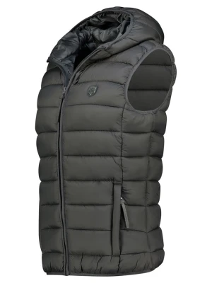 Geographical Norway Kamizelka pikowana "Vatikotal" w kolorze ciemnoszarym rozmiar: XL