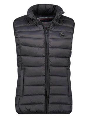 Geographical Norway Kamizelka pikowana "Vatikotal" w kolorze czarnym rozmiar: M