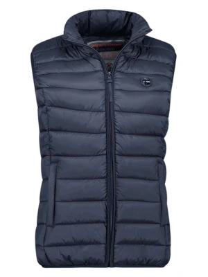 Geographical Norway Kamizelka pikowana "Vatikotal" w kolorze granatowym rozmiar: XXL
