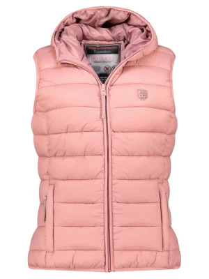 Geographical Norway Kamizelka pikowana "Vatikotal" w kolorze jasnoróżowym rozmiar: L