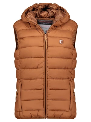 Geographical Norway Kamizelka pikowana "Vatikotal" w kolorze karmelowym rozmiar: S