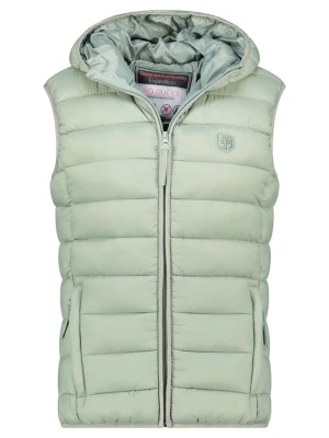 Geographical Norway Kamizelka pikowana "Vatikotal" w kolorze miętowym rozmiar: L