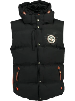 Geographical Norway Kamizelka pikowana "Vilano" w kolorze czarnym rozmiar: M