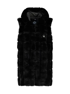 Geographical Norway Kamizelka polarowa "Uphemere" w kolorze czarnym rozmiar: XL