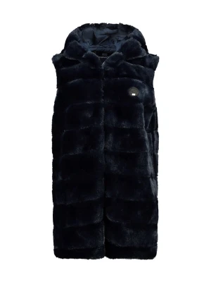 Geographical Norway Kamizelka polarowa "Uphemere" w kolorze granatowym rozmiar: M