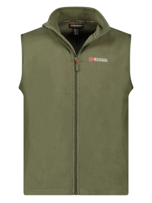 Geographical Norway Kamizelka polarowa "Vug" w kolorze khaki rozmiar: L