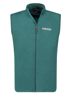 Geographical Norway Kamizelka polarowa "Vug" w kolorze zielonym rozmiar: L