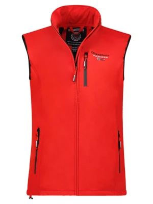 Geographical Norway Kamizelka softshellowa "Vacer" w kolorze czerwonym rozmiar: S