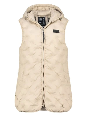 Geographical Norway Kamizelka "Vaniela" w kolorze beżowym rozmiar: XL