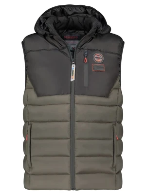 Geographical Norway Kamizelka "Vatilo" w kolorze oliwkowo-czarnym rozmiar: XXL