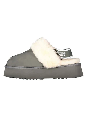 Geographical Norway Kapcie "Oscara" w kolorze szarym rozmiar: 39