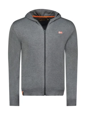 Geographical Norway Kardigan "Felinood" w kolorze antracytowym rozmiar: M