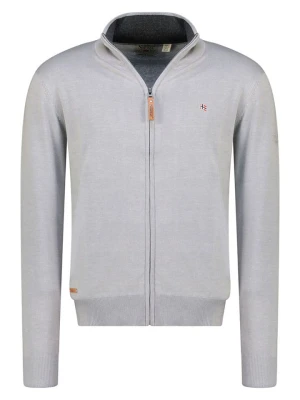 Geographical Norway Kardigan "Fregate" w kolorze jasnoszarym rozmiar: XXL