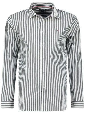 Geographical Norway Koszula "Zevian" - Regular fit - w kolorze szarym rozmiar: S