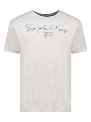 Geographical Norway Koszulka "Illumine" w kolorze szarym rozmiar: S