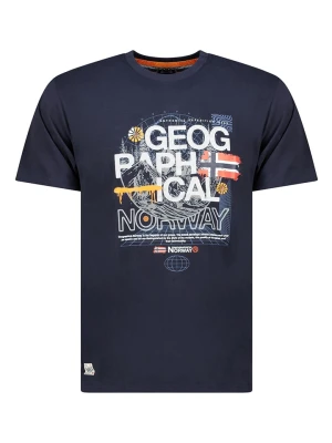 Geographical Norway Koszulka "J-Forest" w kolorze granatowym rozmiar: S