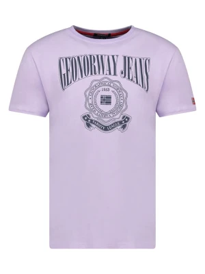 Geographical Norway Koszulka "Jacao" w kolorze fioletowym rozmiar: M