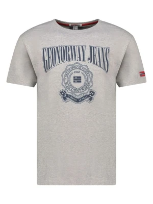 Geographical Norway Koszulka "Jacao" w kolorze szarym rozmiar: S