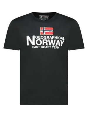 Geographical Norway Koszulka "Jacky" w kolorze czarnym rozmiar: 128