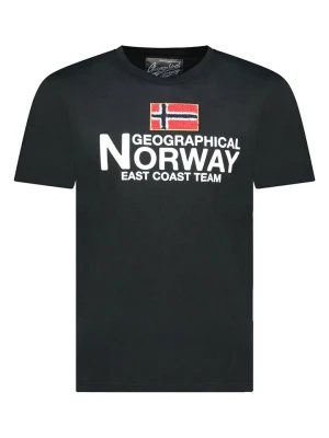 Geographical Norway Koszulka "Jacky" w kolorze czarnym rozmiar: S
