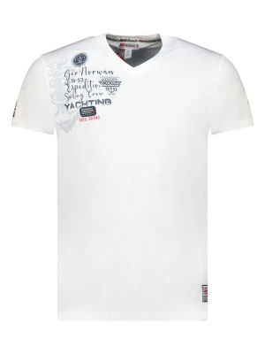 Geographical Norway Koszulka "Jademora" w kolorze białym rozmiar: XXL