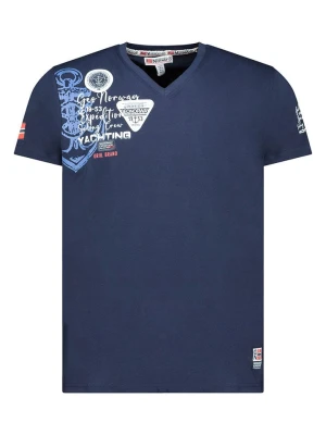 Geographical Norway Koszulka "Jademora" w kolorze granatowym rozmiar: L