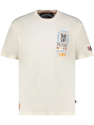 Geographical Norway Koszulka "Jakado" w kolorze beżowym rozmiar: XXL
