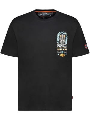 Geographical Norway Koszulka "Jakado" w kolorze czarnym rozmiar: XL