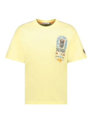 Geographical Norway Koszulka "Jakado" w kolorze żółtym rozmiar: M