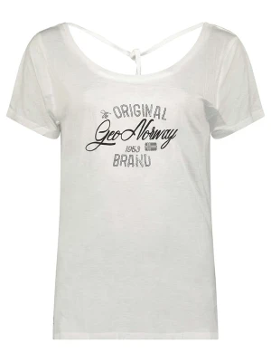 Geographical Norway Koszulka "Jalet" w kolorze białym rozmiar: L