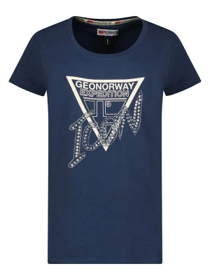 Geographical Norway Koszulka "Jalimar" w kolorze granatowym rozmiar: S