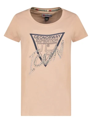 Geographical Norway Koszulka "Jalimar" w kolorze jasnoróżowym rozmiar: S