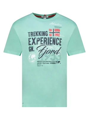 Geographical Norway Koszulka "Jamais" w kolorze turkusowym rozmiar: S
